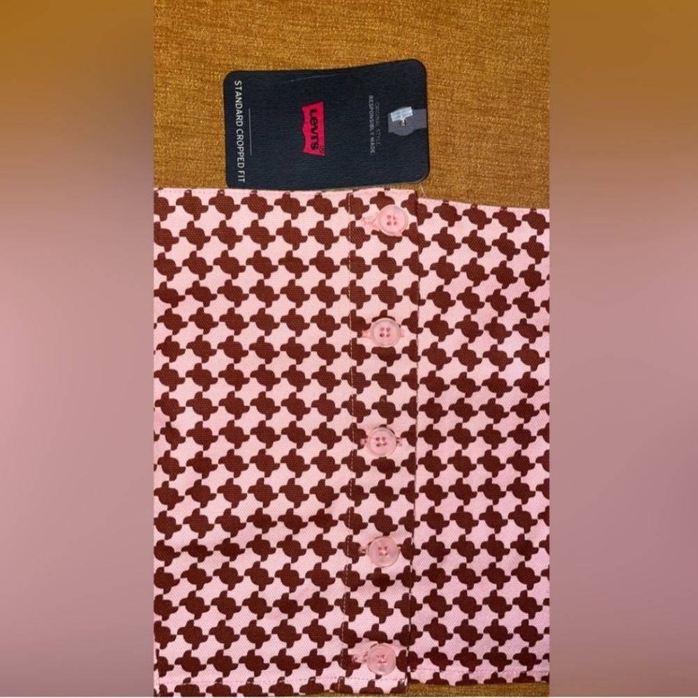 NWT Levi's Nadia Crop Top Size L - Picture 10 of 13